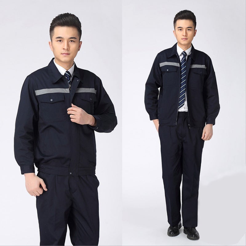 Long Sleeve Auto Repair Wear-Resistant Tooling Coat Factory Workshop Labor Protection Clothing Construction Site Overalls Suit - Image 2